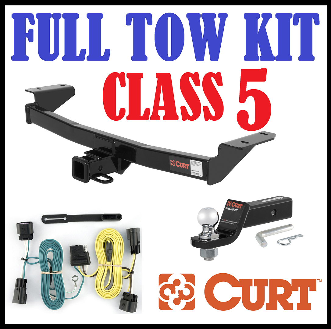 Curt Trailer Hitch Kit 0110 GMC Sierra Class 5 Heavy Duty 2500 3500