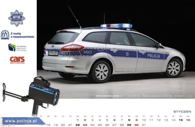 2011 calendar january to december. Polish police 2011 calendar,
