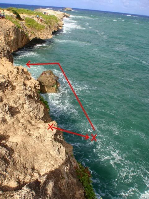 jamaica cliff jumping