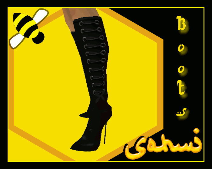 Elegant Black Boots by SohniBee