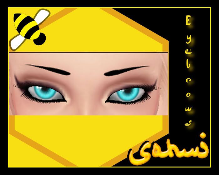 Eyesbrows OM1 Blck by SohniBee