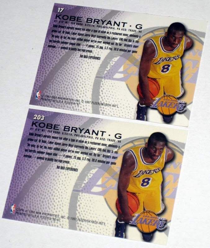 HOT! Kobe RARE RCs and rookie-year cards - Blowout Cards Forums