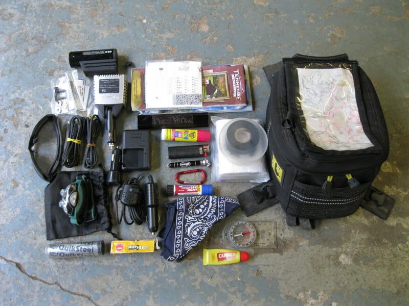 Tank Bag and contents