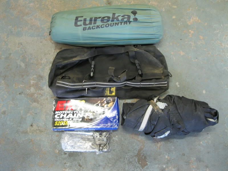 Duffle Bag and contents