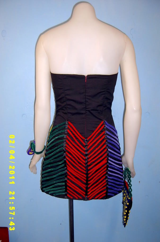 pom pom & pipe cleaner party dress CRAFTSTER CRAFT CHALLENGES