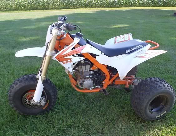 Honda 450 three wheeler #6