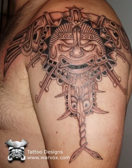 armband aztec tattoo