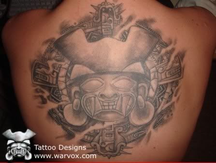 mayan tattoo sun. I'd like some direction for a Mayan / Aztec style sleeve, 