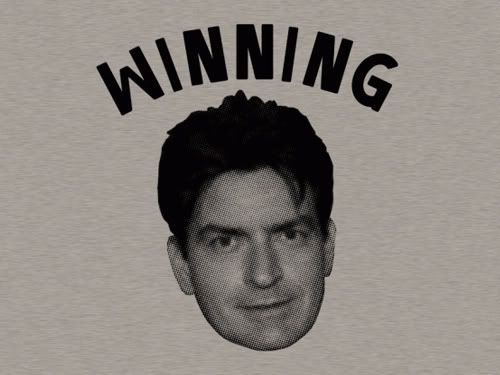 charlie sheen winning t shirt. winning charlie sheen gif.