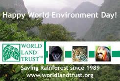 World Environment Day Greeting from The World Land Trust Pictures, Images and Photos