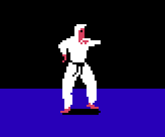 8-Bit Dancing White Ninja