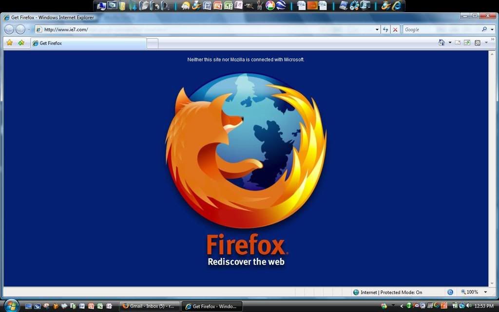 Mozilla knows how to get the message through