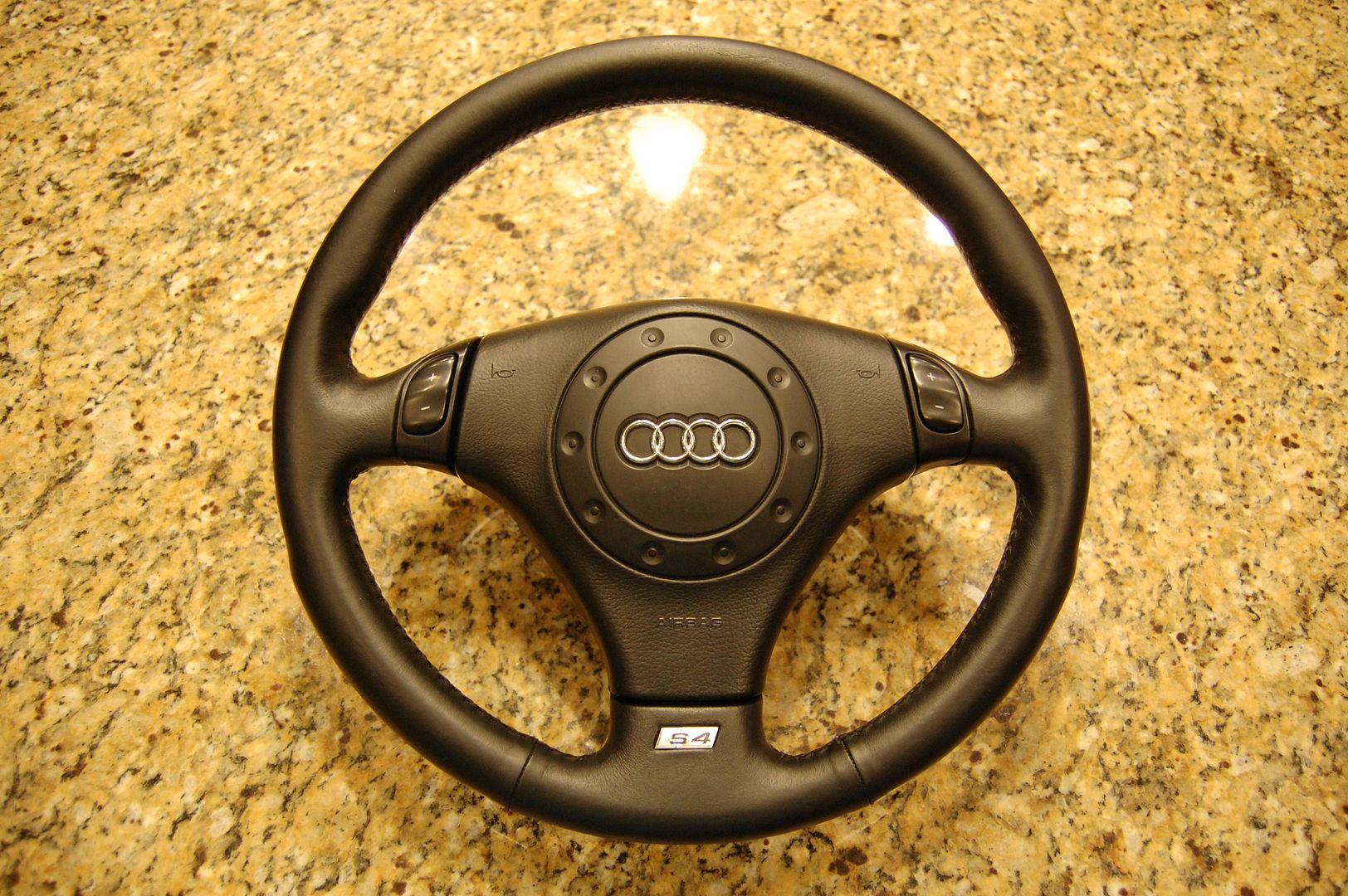 Fs B S Three Spoke Steering Wheel With Airbag And Tip Buttons