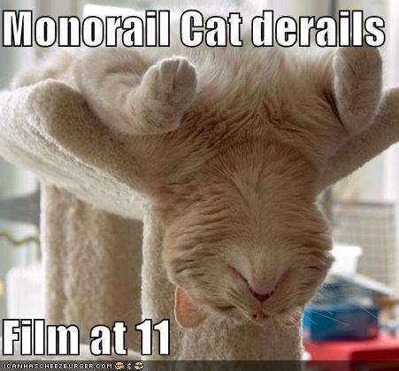 monorail cat derailed