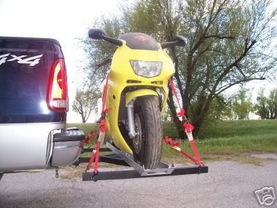 Motorcycle Rack Trailer Hitch on Trailer Hitch Mounted Motorcycle Carrier Rack Hauler