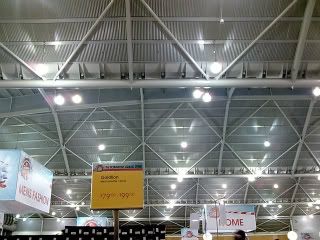 the beautiful expo ceiling.