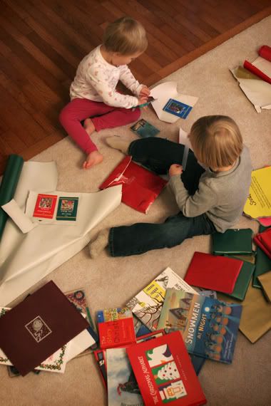 Wrapping Christmas Books