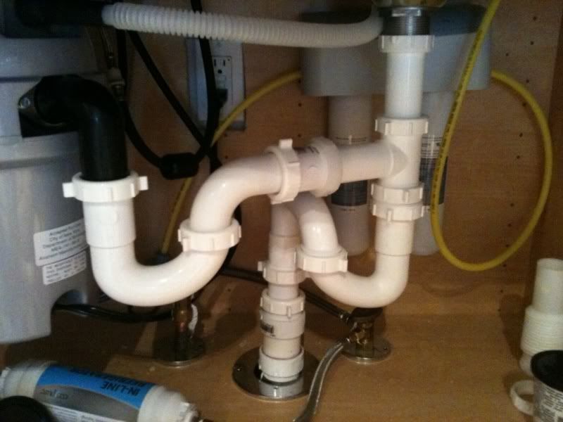 kitchen sink plumbing. Kitchen Sink Drain correct?