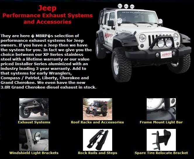 MBRP ROOF RACK SYSTEM (4 DOOR), BLACK COATED FITS 2007 2010 JEEP 