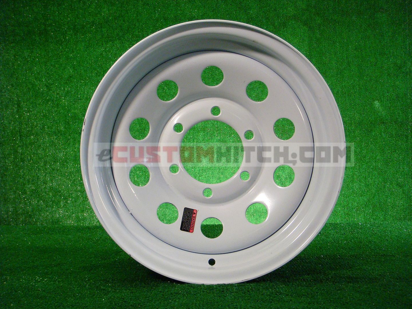 Trailer Rim Wheel 15 15x6 6 Lug White Modular