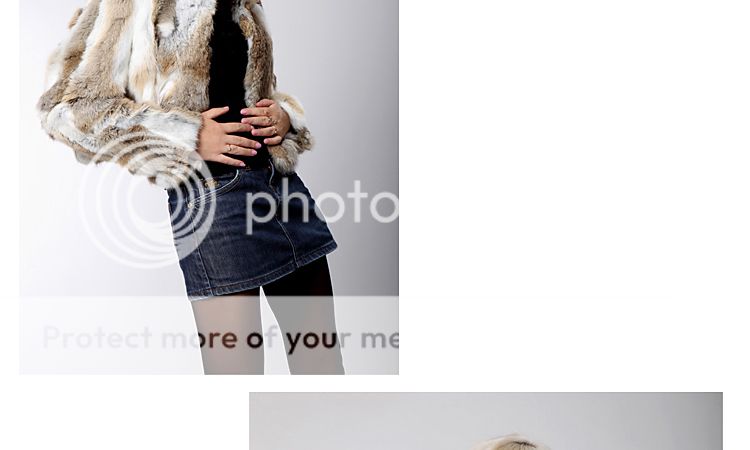 0205 Rabbit fur coat/jacket/garment/outwear/waistcoat  