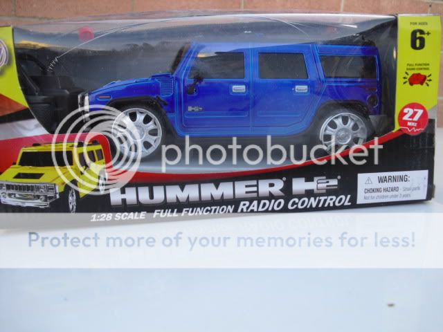 Remote Control Hummer H2 Truck Blue Color