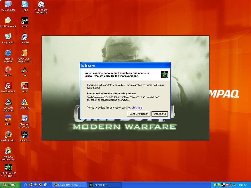 how to fix iw3mp.exe